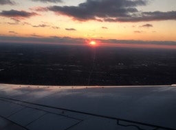 Sunset from Plane